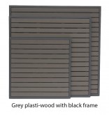 Plasti-Wood top with aluminum frame